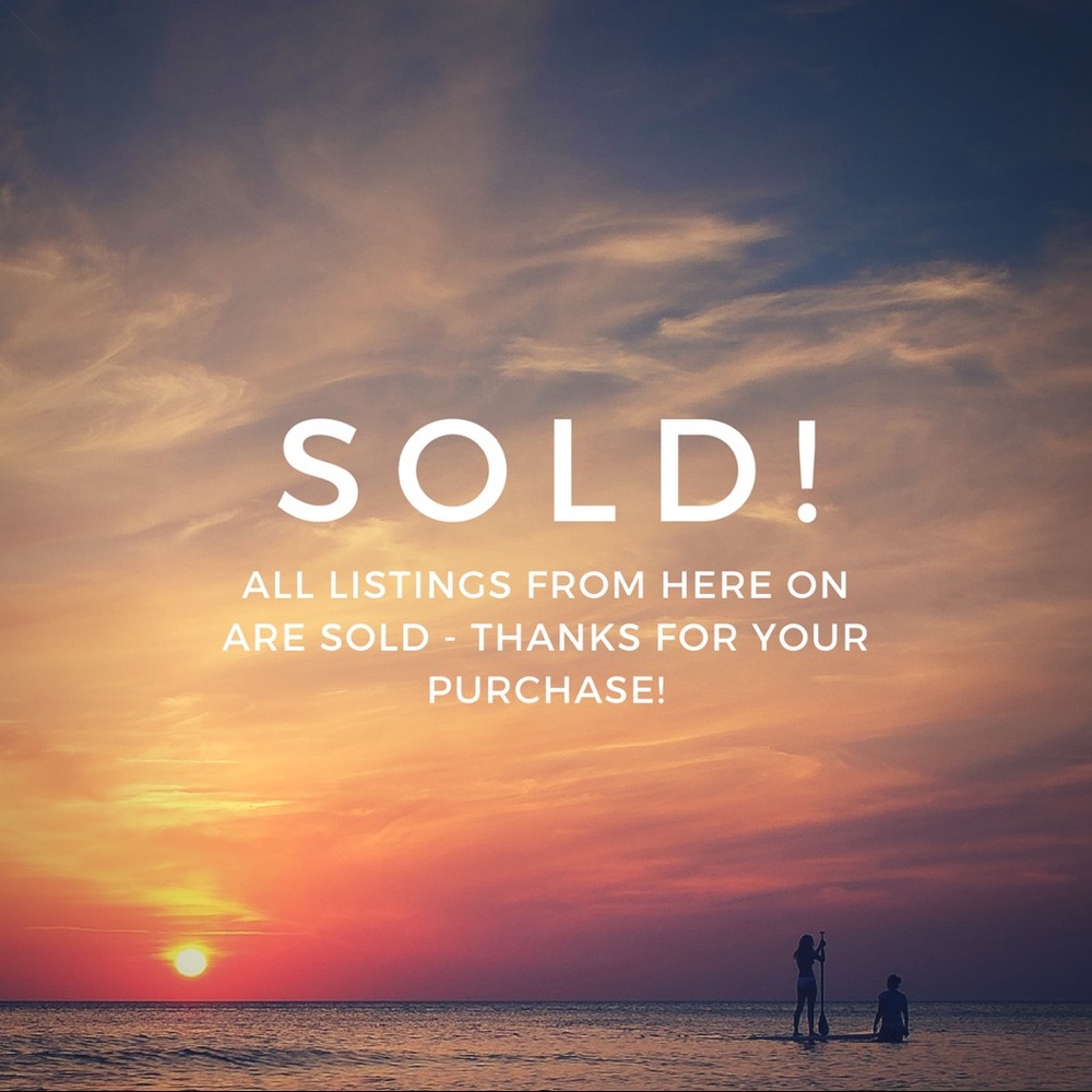 All items beyond here are sold!